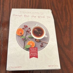 Young living orange rose hip black tea